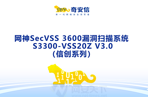 奇安信网神SecVSS 3600漏洞扫描系统 S3300-VSS20Z V3.0（信创系列）